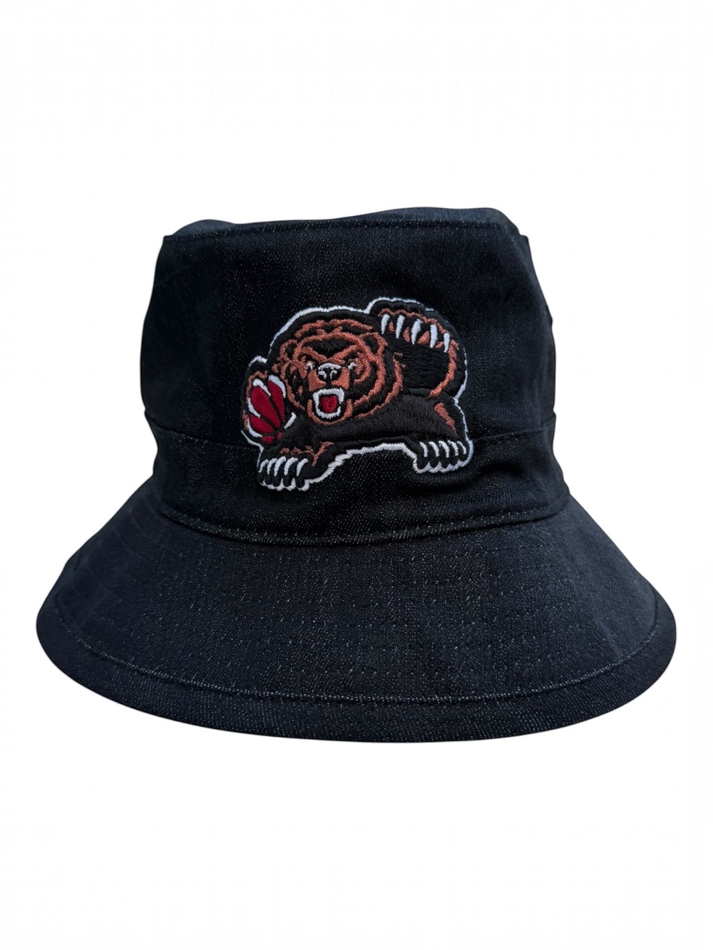 Mitchell & Ness Vancouver Grizzlies Hardwood NBA Classics Denim Bucket Hat S/M